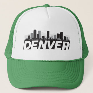 Denver Colorado Skyline Trucker Hat