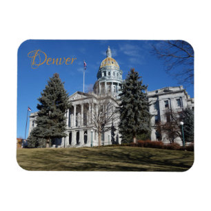 Denver, Colorado, State Capitol Building Magnet