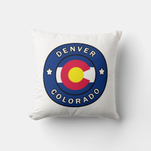 Denver Colorado Throw Pillow