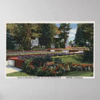 Denver, Colorado - View of Elitch Poster