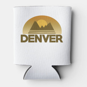 Denver Colorado vintage travel Can Cooler
