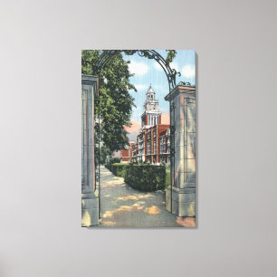 Denver, Colorado - Vista of East High School Canvas Print