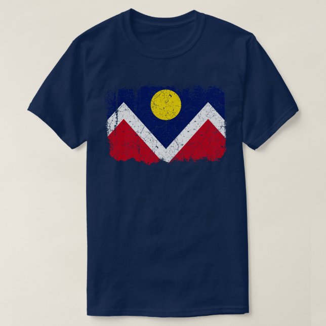 Denver Flag 7 T-Shirt (Design Front)