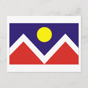 Denver Flag Postcard