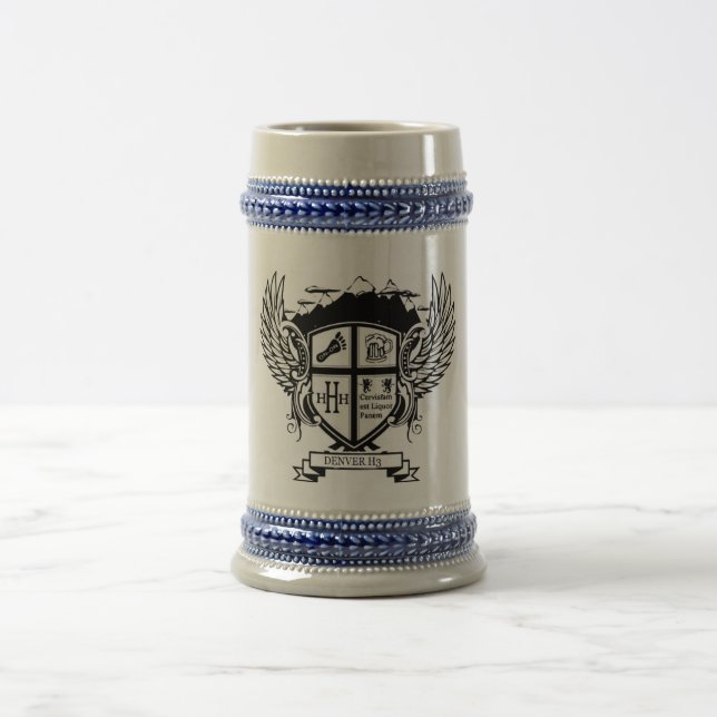 Denver H3 Crest Beer Stein (Center)