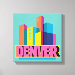 Denver In Design Canvas Print