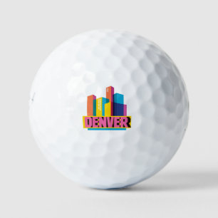 Denver In Design Golf Balls