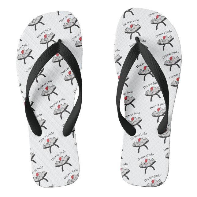 Denver Judo Flip Flops (Footbed)