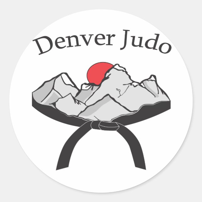 Denver Judo Sticker (Front)