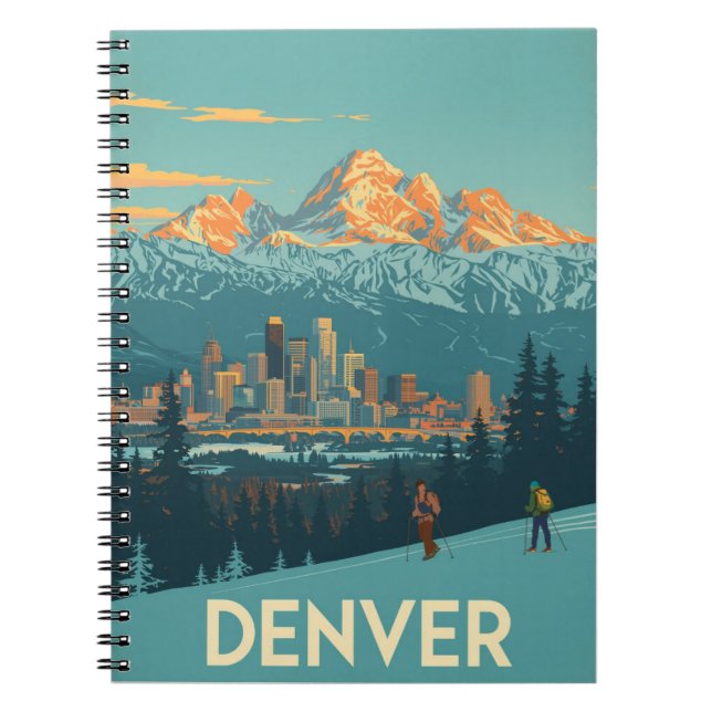 Denver Mountain Travel Notebook (Front)