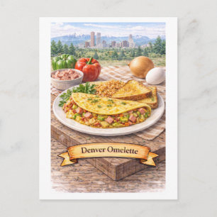 Denver Omelette (American Food Series) Postcard