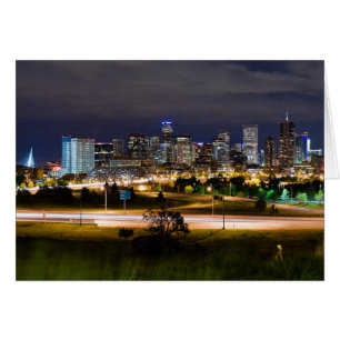 Denver par carte de nuit