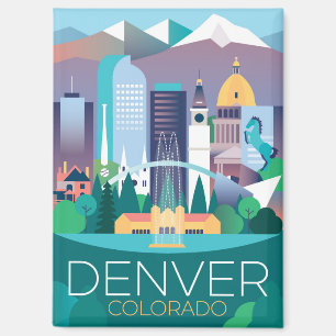 Denver Refrigerator Magnet