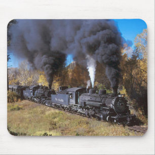 Denver & Rio Grande steam railroad mousemat Mouse Pad