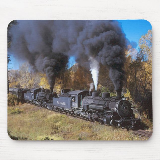 Denver & Rio Grande steam railroad mousemat Mouse Pad (Front)