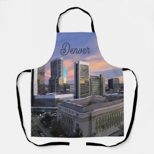 Denver Skyline Apron