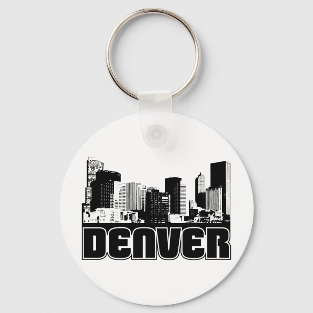 Denver Skyline Keychain (Front)