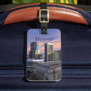 Denver Skyline Luggage Tag