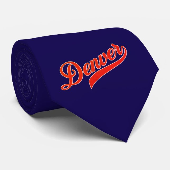 Denver State or Team Tie (Rolled)