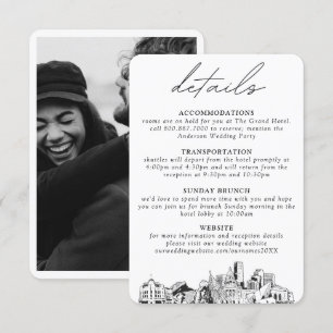 Denver Wedding Details Enclosure Card