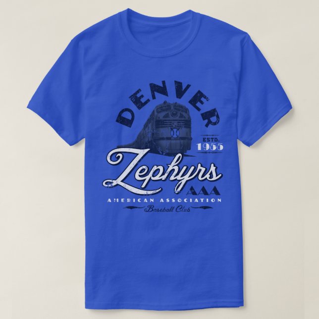 Denver Zephyrs T-Shirt (Design Front)