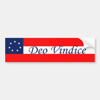 Deo Vindice: States Rights Bumper Sticker