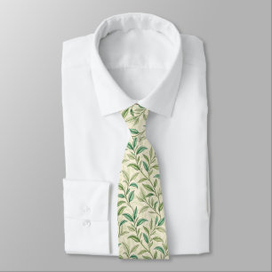 Deorative Tea Leaves Pattern - Neck Tie