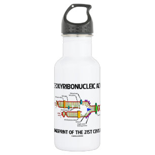 Deoxyribonucleic Acid Fingerprint Of 21st Century 532 Ml Water Bottle