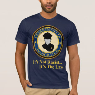 Département de T-shirt d'immigration