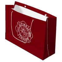 Département du feu/grand sac cadeau de