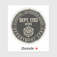 Department 1793 Vinyl Sticker