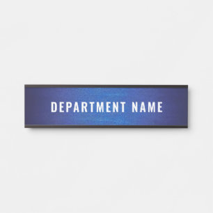 Department Name Door Sign