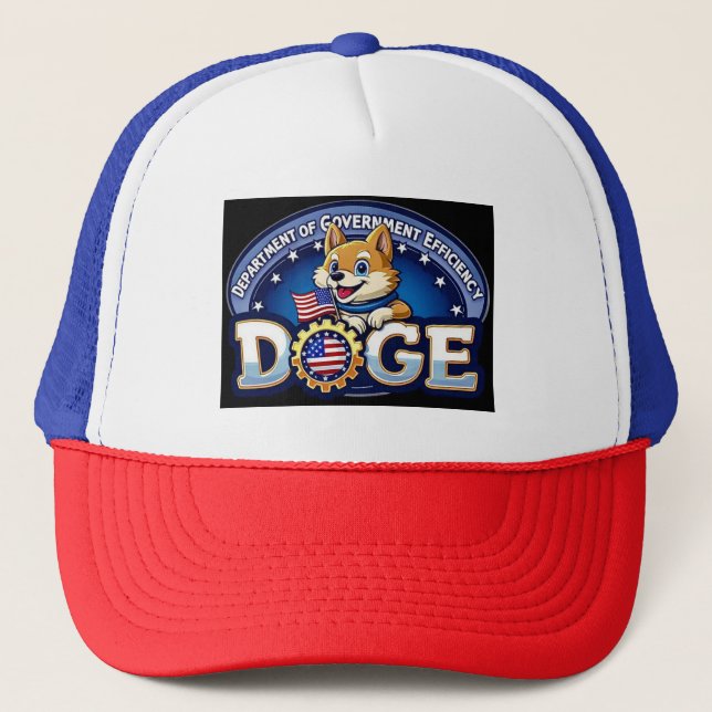 Department od Government Efficiency (DOGE) Trucker Hat (Front)