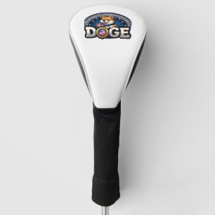 Department Of Government Efficiency Doge Dog   Golf Head Cover
