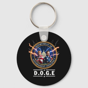 Department Of Government Efficiency Doge Trump 47t Keychain