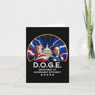 Department Of Government Efficiency Doge Trump Card