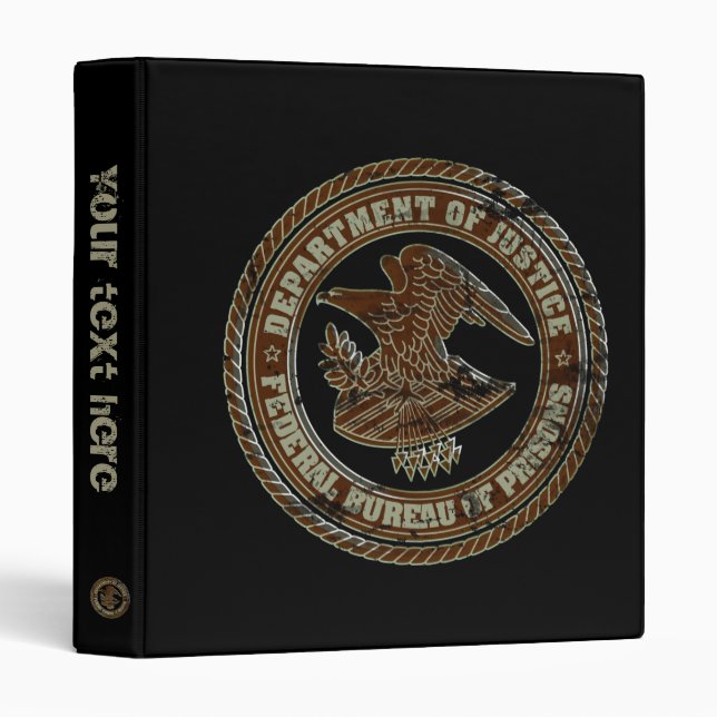 Department of Justice | Eagle Binder (Front/Spine)