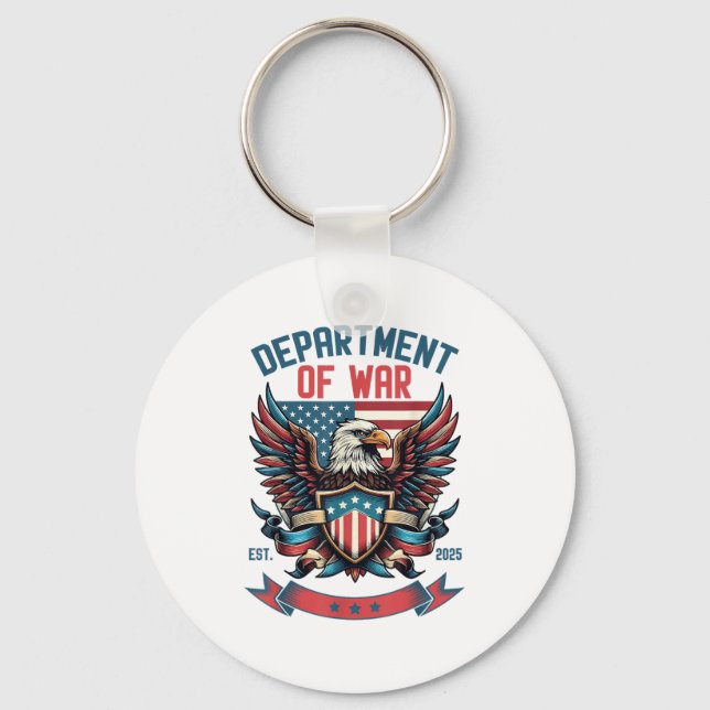Department Of War Established 2025 Dow  Keychain (Front)