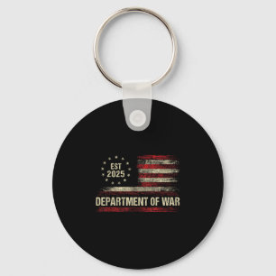 Department Of War Established 2025 Re-established  Keychain
