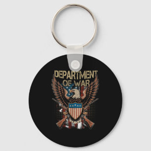 Department Of War Shirt Established 2025 Re-establ Keychain