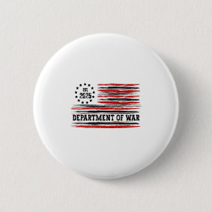 Department Of War Usa Camouflage Flag Department O 2 Inch Round Button