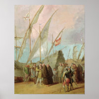 Departure of Christopher Columbus from Palos