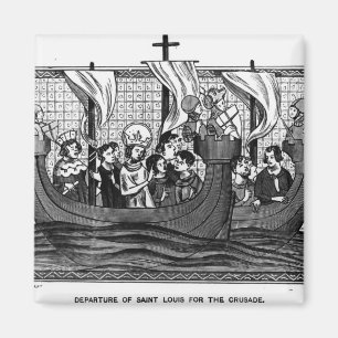 Departure of St. Louis for the Crusade Magnet