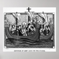Departure of St. Louis for the Crusade