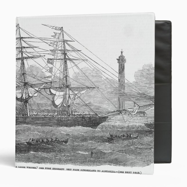 Departure of 'The Lizzie Webber' Binder (Front/Inside)