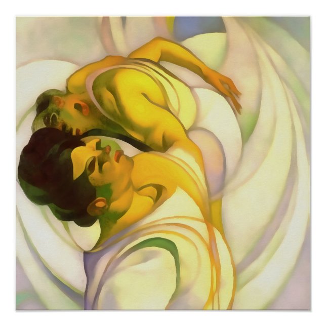 Departure To Another World Abstract Art Poster (Front)