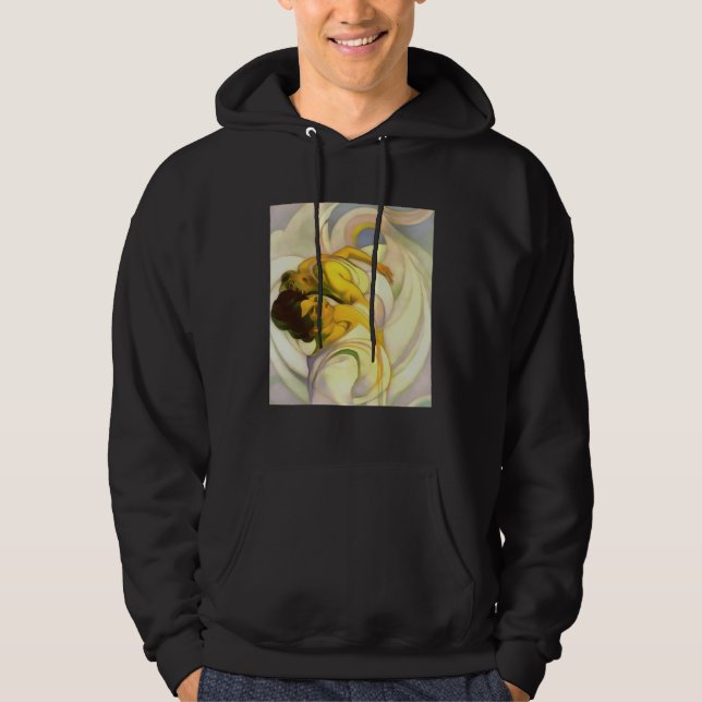 Departure To Another World Abstract Hoodie (Front)