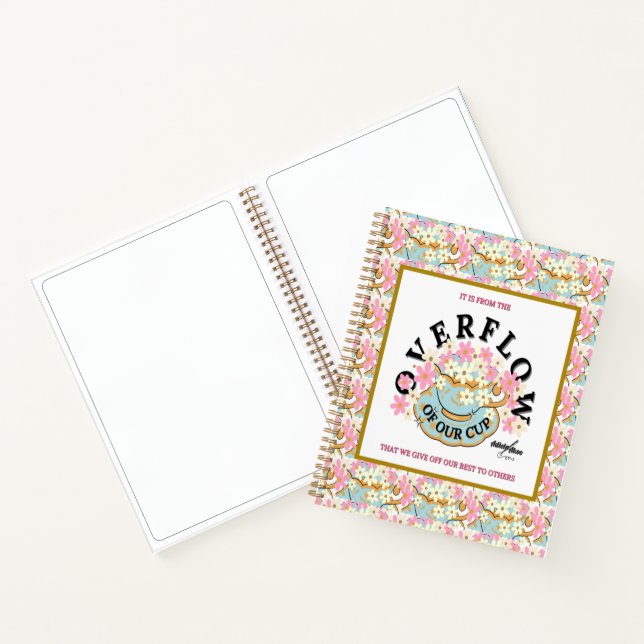 DÉPASSEMENT Carnet floral spirale par Adiela Akoo (Intérieur)