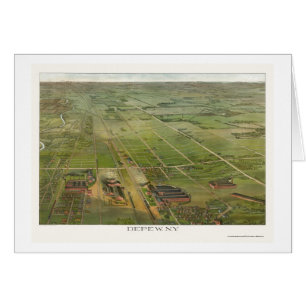 Depew, carte panoramique de NY - 1898