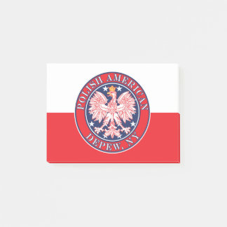 Depew New York Polish Eagle Post-it Notes